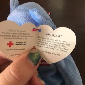 America Bear - Beanie Babies